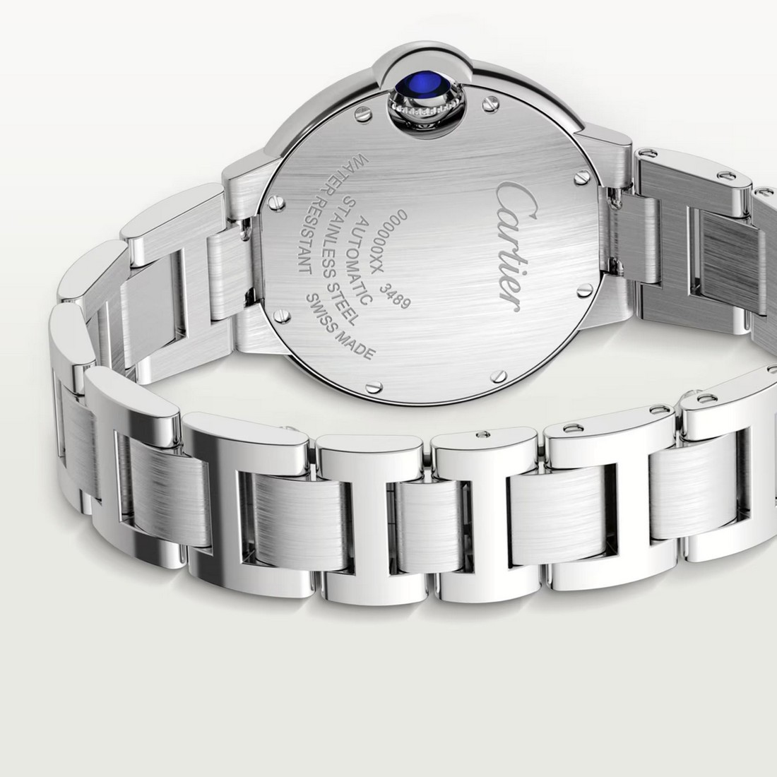 Đồng Hồ Cartier Ballon Bleu De Cartier Watch 33mm Nữ Xám